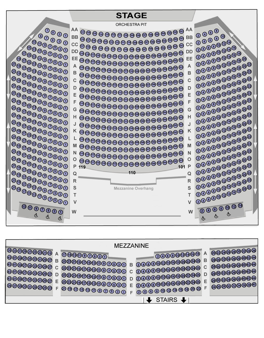 Westport Country Playhouse Seating Chart